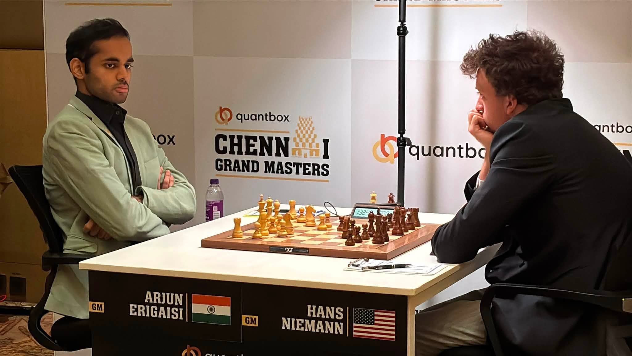 Firouzja leads Chennai as Arjun beats Niemann in Round 3 - ChessEver News