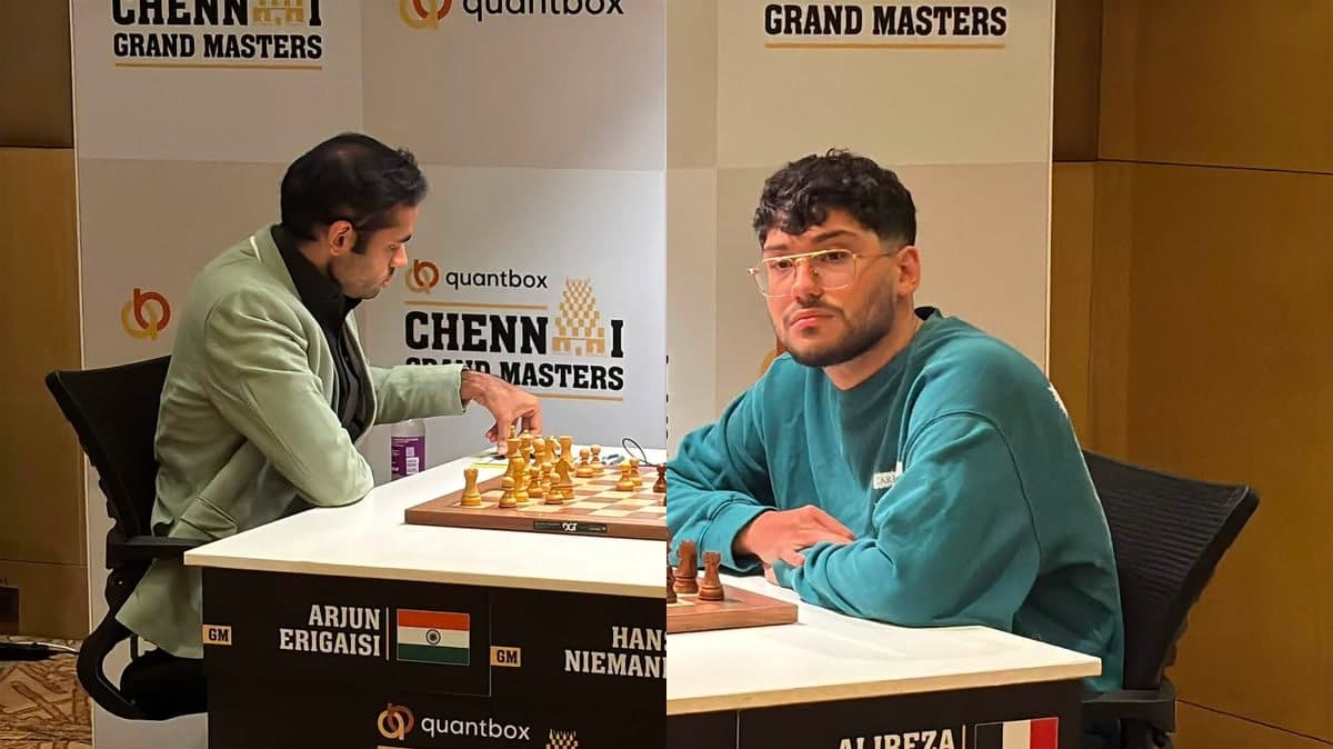 Arjun and Firouzja share Chennai lead after Round 5 - ChessEver News image