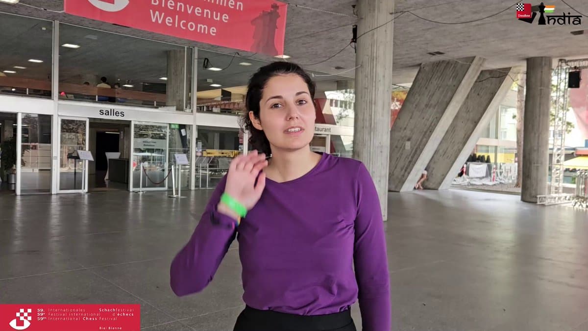 Lena Georgescu upsets Krishnan Sasikiran at Biel Masters Open - ChessEver News image